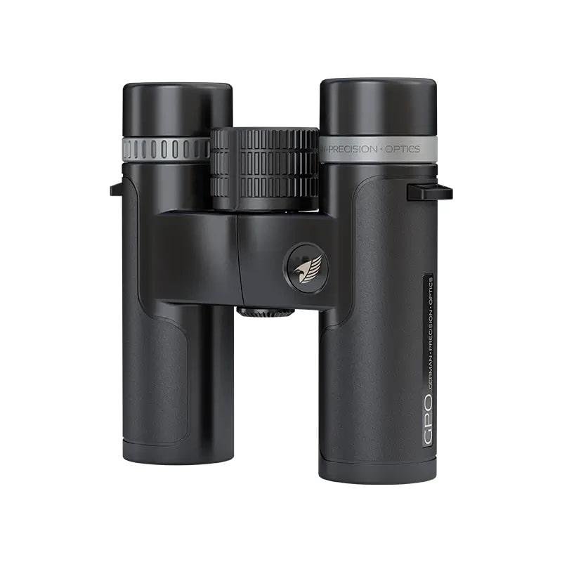 GPO B230 Passion SD 10x34 Binoculars Black Silver, Magnesium Frame, 314ft - German Precision Optics