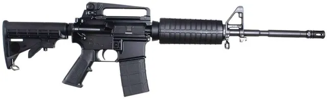 Windham Weaponry R16M4A4T WW-15 MPC 5.56x45mm NATO Caliber with 16" Barrel, 30+1 Capacity, Black Metal Finish, Black 6 Position Stock & Polymer Grip Right Hand
