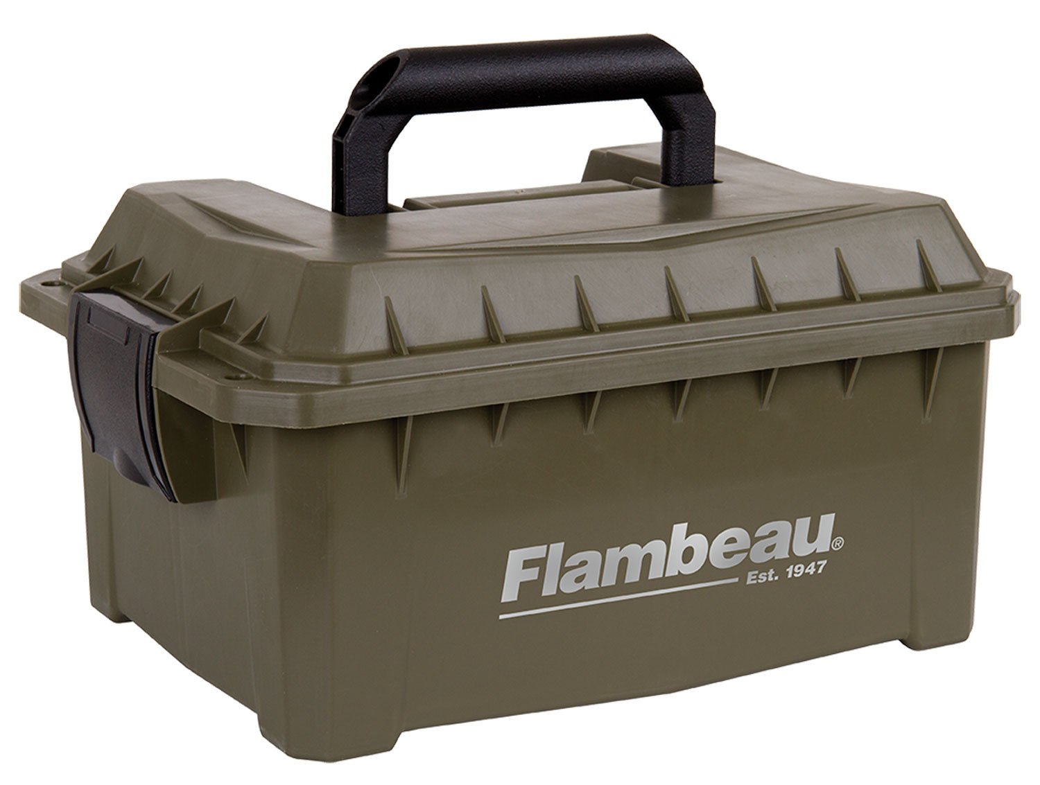 Flambeau 7415SB Shotshell Ammo Can Green, Water-Resistant, Lockable - FLAM