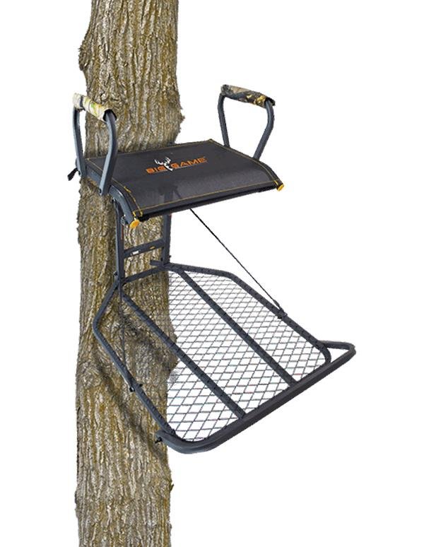 Big Game BGM-FP0150 Captain XC Treestand, 20 lb, 300 lb Capacity, Flex-Tek Seat - GSM Outdoors
