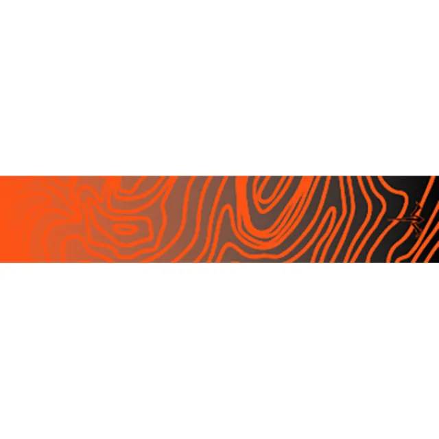 Buy White Water Archery Topo Fade Arrow Wraps Orange 5 in. x 1.125 in. 15 pk. online