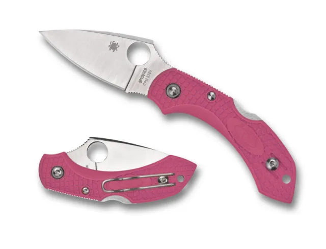 Spyderco C28FPPNS30V2 Dragonfly2 S30V Pink FRN Scales - Spyderco