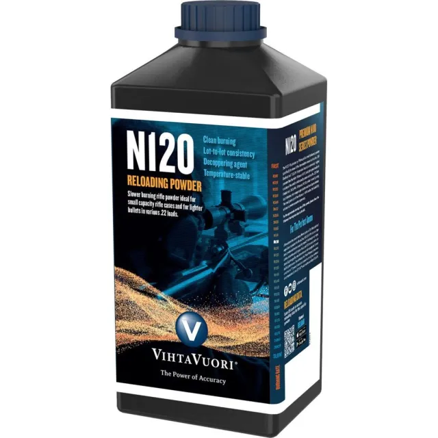 Vihtavuori T11020 N120 Rifle Powder 1lb - Fast Burning, Small Caliber