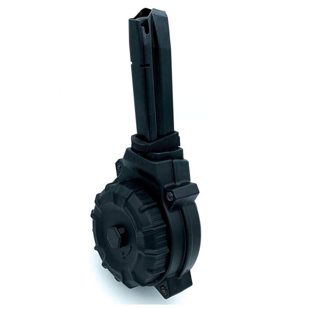 Buy ProMag DRM-A57 9MM 50-Round Drum Magazine, Polymer, Black online