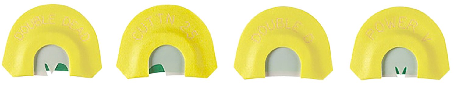 Hunters Specialties Strut Fearsome 4 Diaphragm 4 Pack - Plastic Frame, Latex Reeds - HS Precision