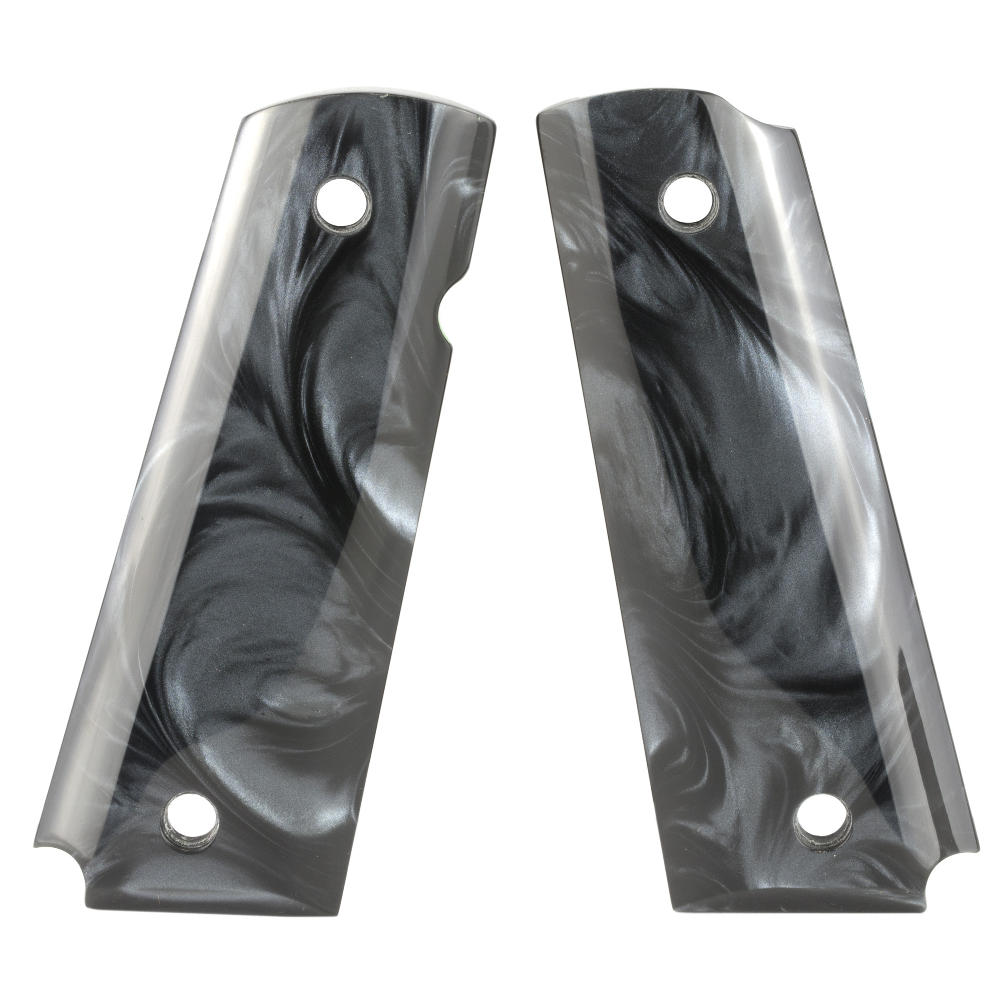 Hogue 45418 Polymer Grip Ambi-Cut Black Pearlized - Hogue
