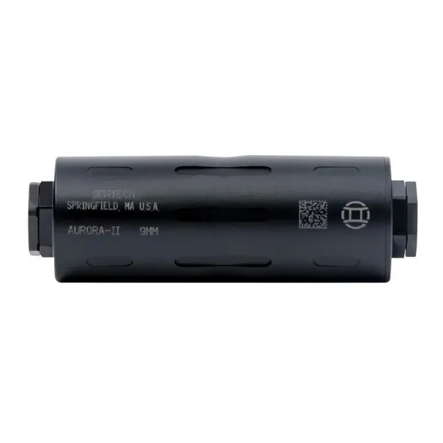 USED Gemtech Aurora II Suppressor 9mm Luger 3.5 Black