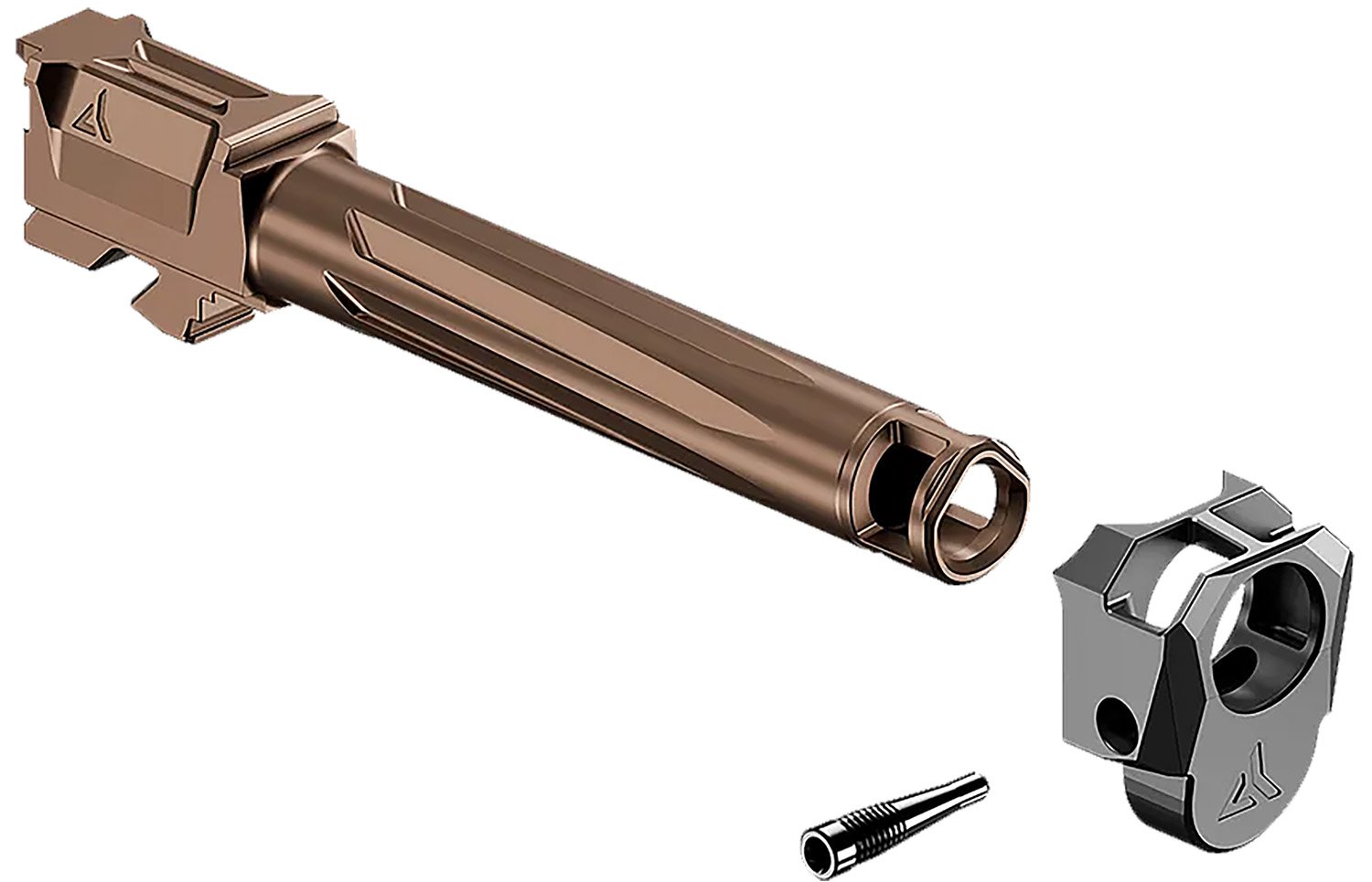 Radian R0839 Ramjet + Afterburner 9mm Glock 17 Gen 5 Bronze 416R Steel - Radian Weapons - 9MM