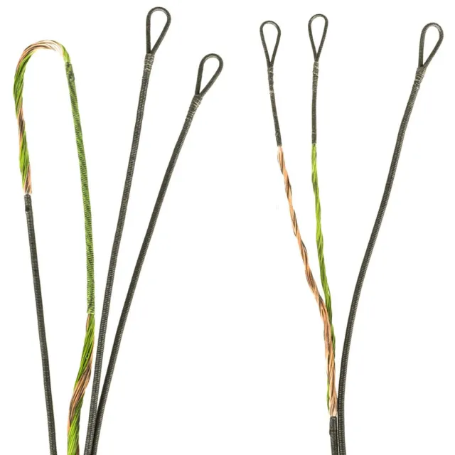 First String Premium String Kit Hoyt Faktor 34 Green/Brown - First String