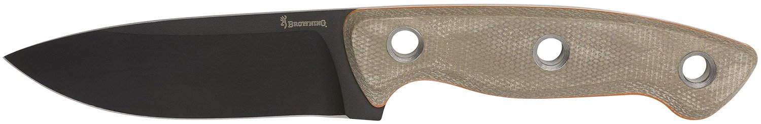Browning Desolation 3.75 In 440C SS Blade Tan Micarta Handle - Browning