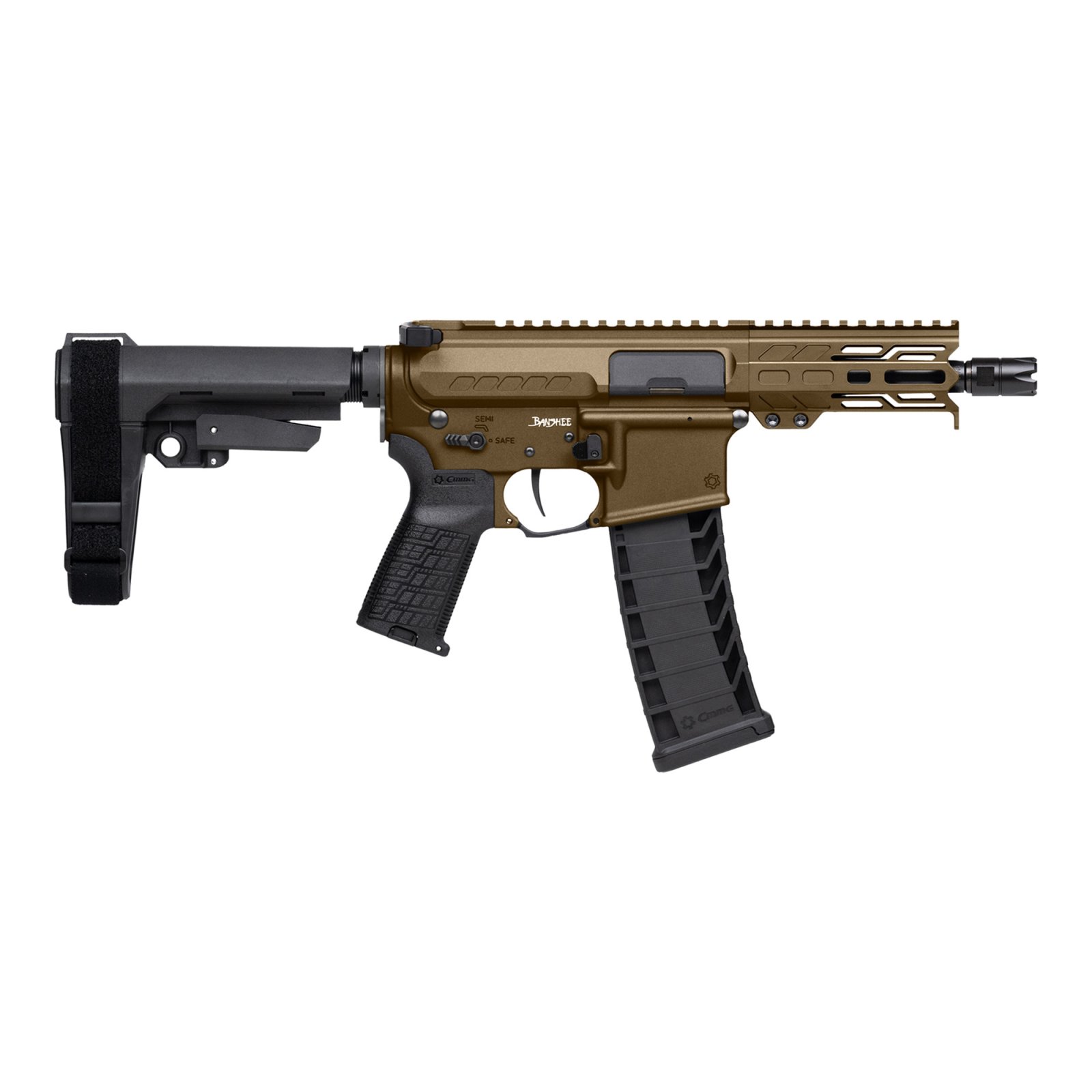Buy CMMG Banshee MK4 9mm 5" 30+1 M-LOK Handguard Black online