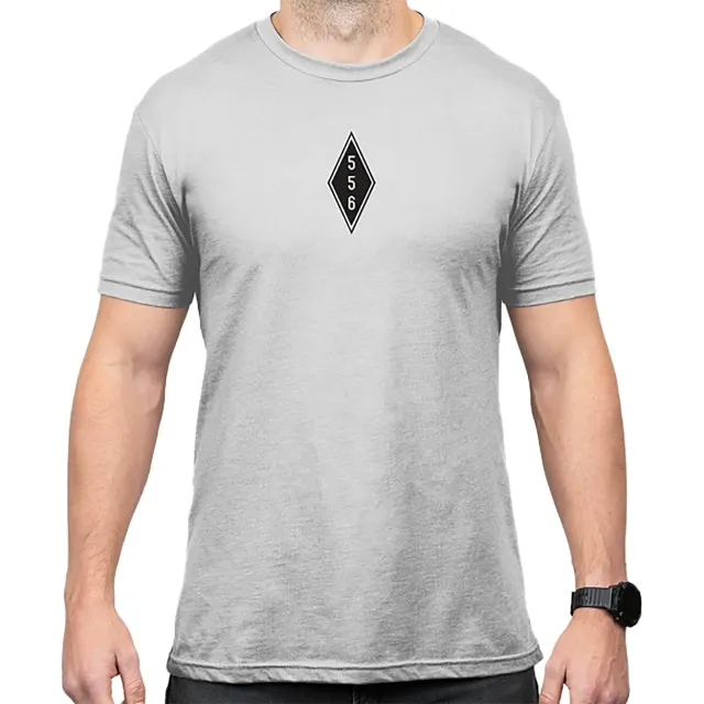 Magpul Industries MAG1280-041-L Stone Gray Heather Short Sleeve Large