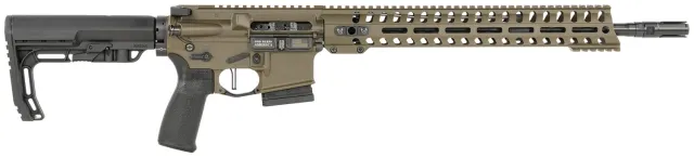 POF USA Minuteman 5.56 NATO 16.5" 10+1 Semi-Auto Rifle Black/Brown - POF USA - 5.56x45mm NATO