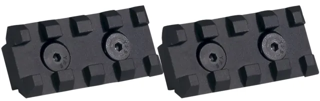 Samson 040301501 Evolution 2" Rail Kit Black Anodized Aluminum