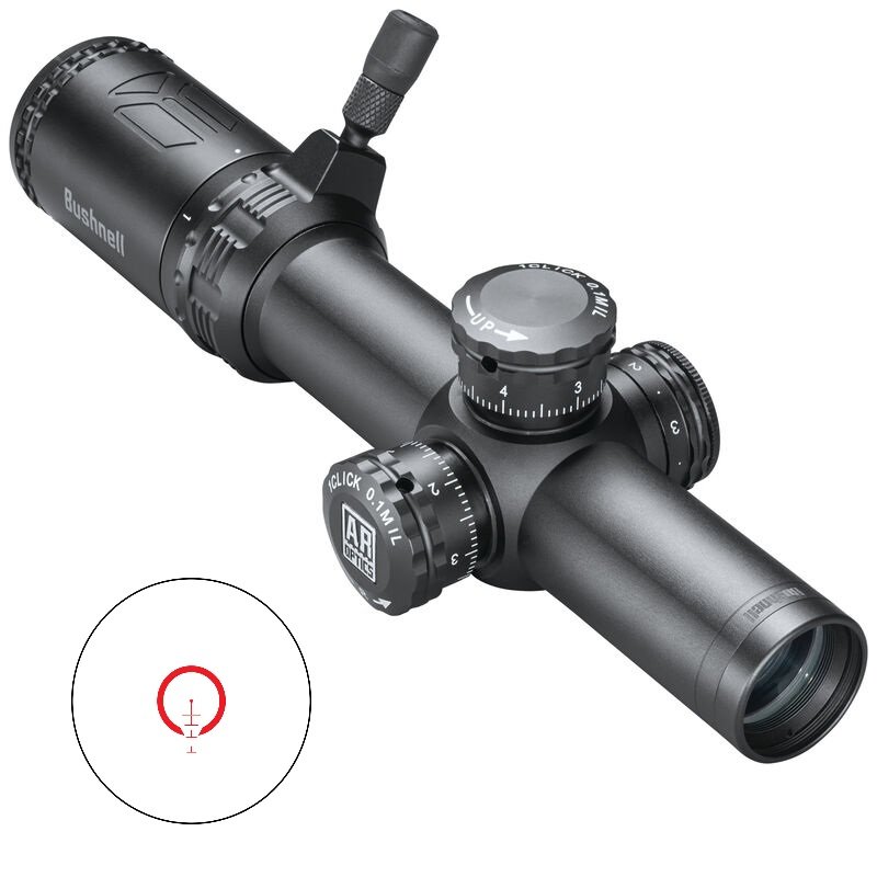 Bushnell AR Optics AR71424I 1-4x24mm 30mm Tube Illuminated BTR-2 Reticle - Bushnell - 24MM