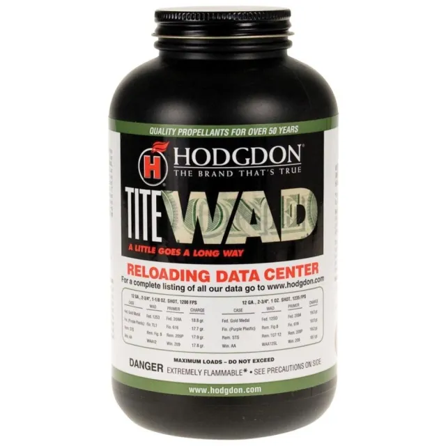 Superior Hodgdon TITEWAD 14oz Can - Low Charge Weight, Minimal Recoil, Optimum Ballistic Performance