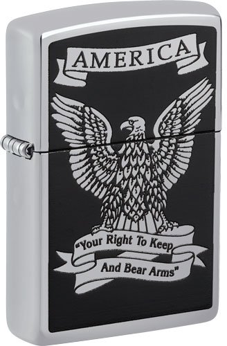 Buy Zippo WINDPROOF LIGHTER EAGLE RIGHT TO BEAR online