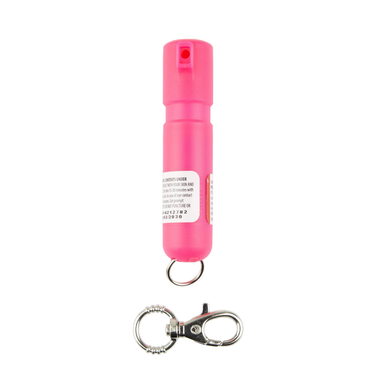 SABRE Mighty Discreet MD-PK-02 .18oz Hot-Pink Pepper Spray Snap Clip - SABRE