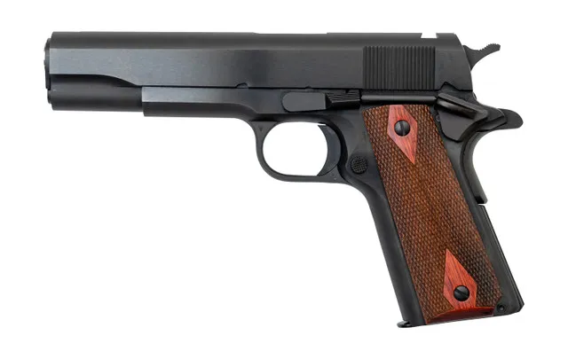 Buy Colt O1911CZ 1911 Government 45AP 7+1 Blue Wood Grips 5" Barrel online