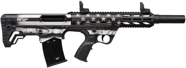 GForce Arms GFY-1 12 Gauge Shotgun 5+1 American Flag Bull-Pup 18.5" - GForce Arms - 12 Gauge