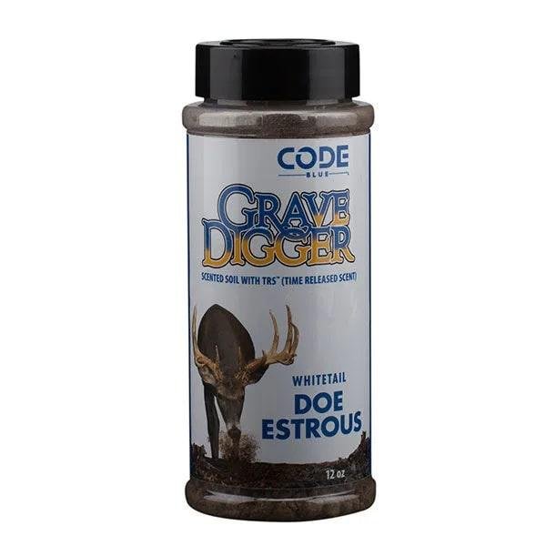 Code Blue OA1367 Grave Digger Doe Estrus Urine 12 oz, Lasts 30 Days - Moultrie