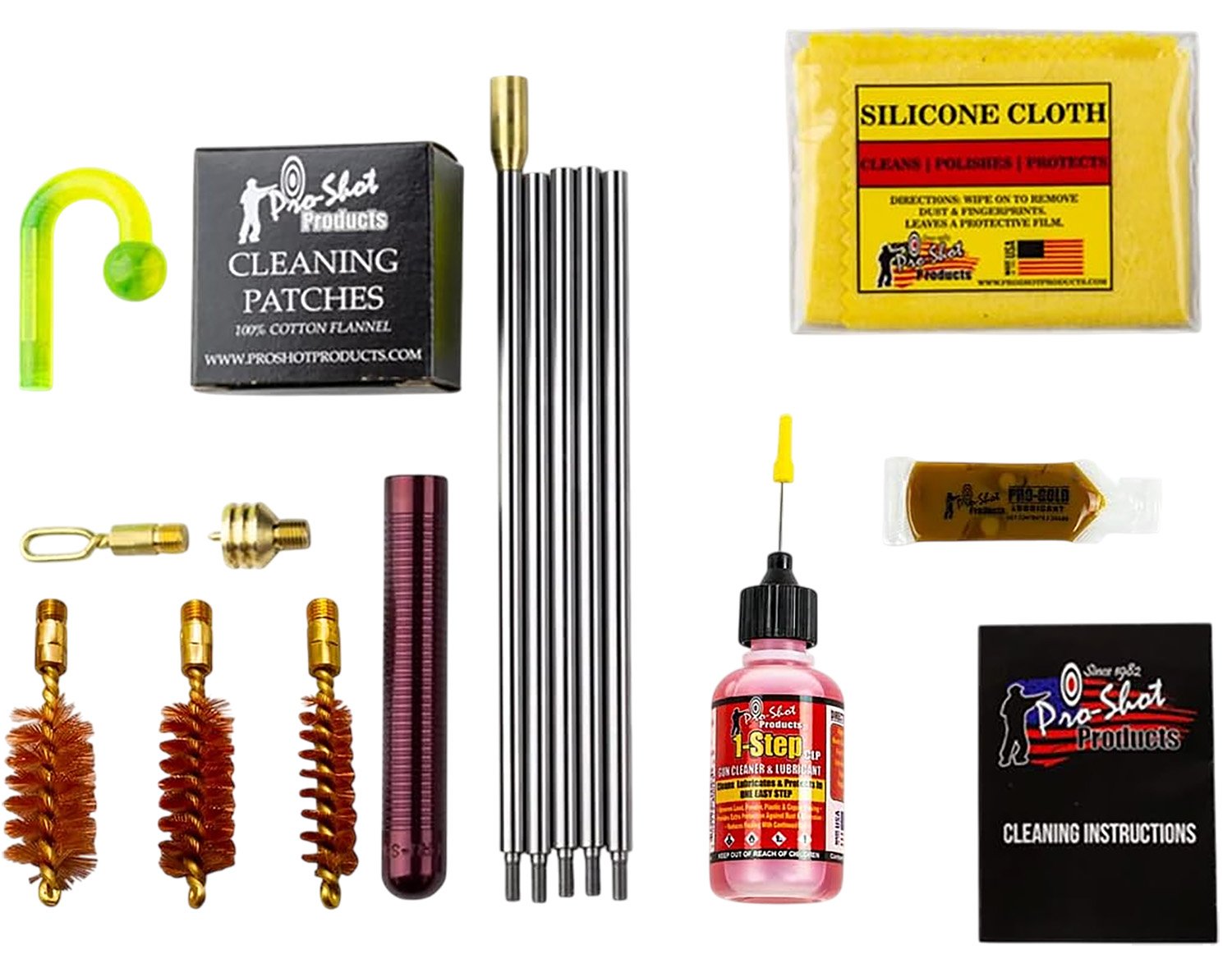 Buy Pro-Shot Products S-MULTI-GA Multi-Gauge Shotgun Cleaning Kit 12/20/28/410 online