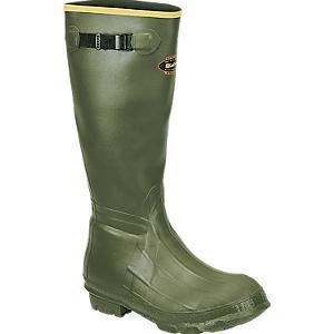 Lacrosse 266040-13 Burly Waterproof Boots, Green, Size 13, 18" Height - LaCrosse Footwear, Inc.