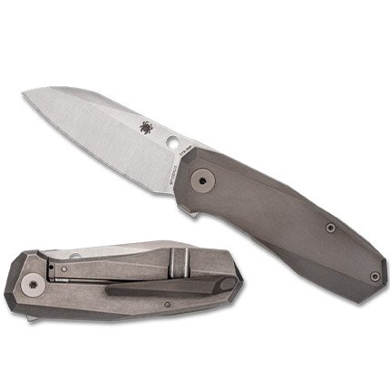 Spyderco C158TIP3 Techno 3 Titanium Knife CTS-XHP Blade - Spyderco