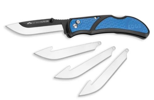 Outdoor Edge RLU30-40C Razor-Lite EDC Knife Blue 3" Replaceable Blades - Outdoor Edge