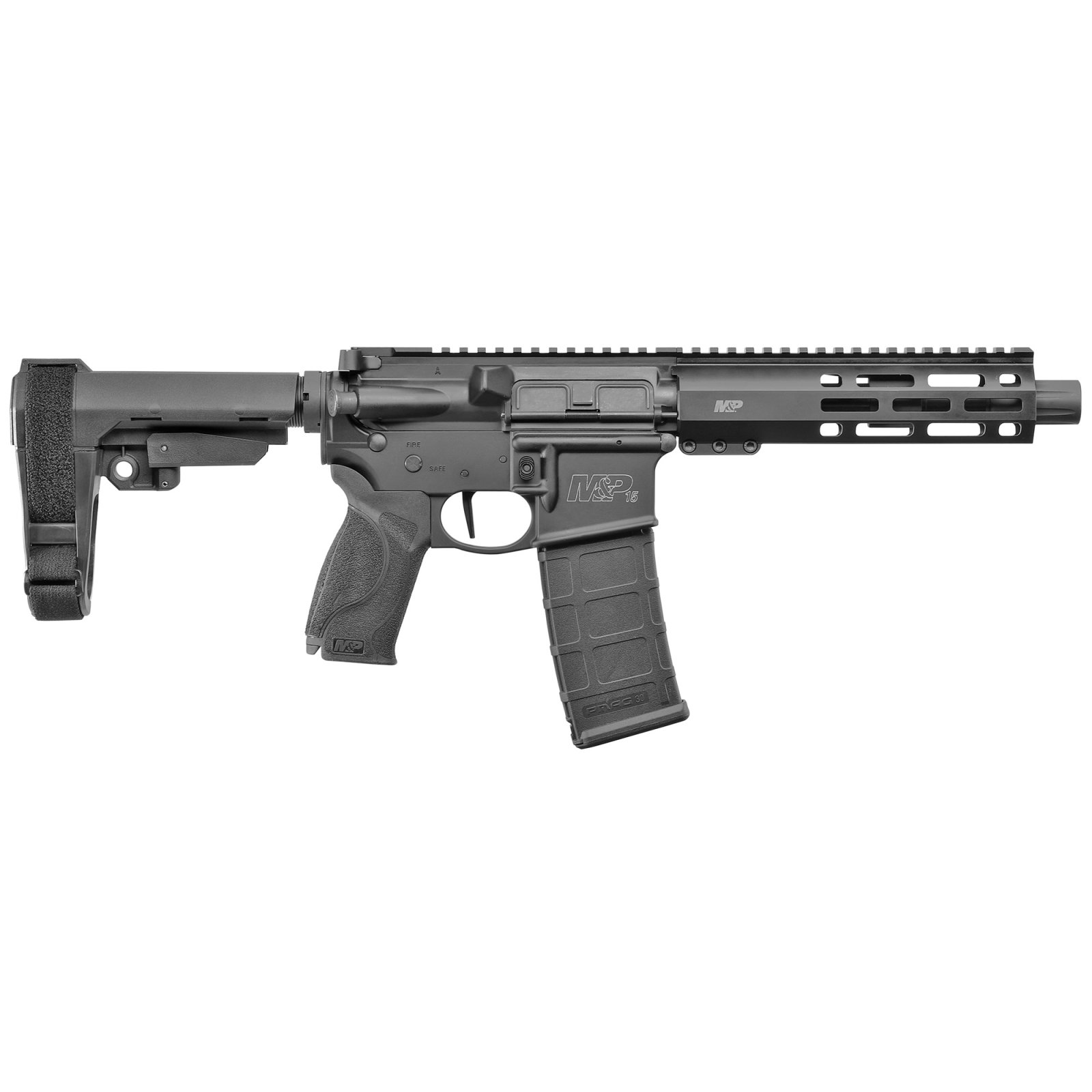 S&W M&P15 Pistol 5.56 7.5 Barrel Matte Black Handgun - Smith & Wesson - 223 Rem | 5.56 NATO