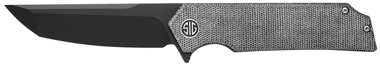Eikonic TS8BB Tsuru 3.30" Tanto 154CM Blade, Micarta Handle - Sig Sauer
