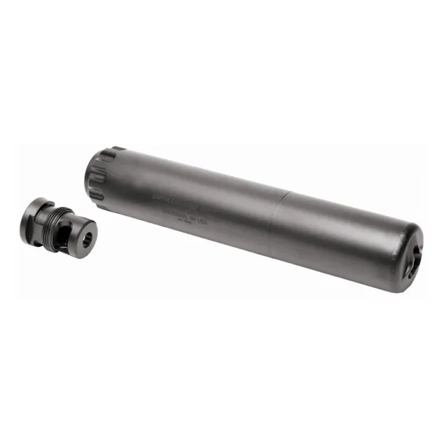 Griffin Armament Recce 7 Suppressor 30 Cal Black GAREC7-W