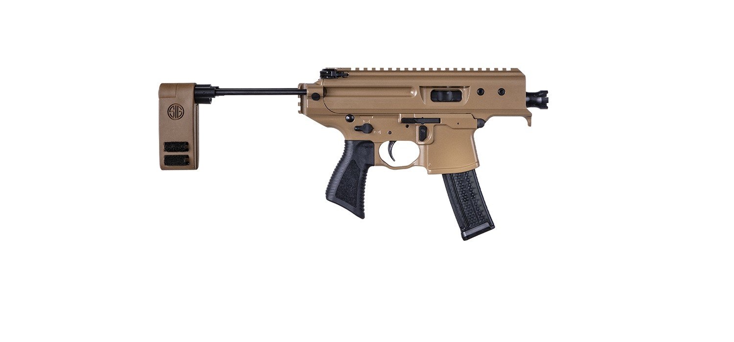 Sig Sauer SIGMPX 9mm 3.5In Barrel 20rd PDW Semi-Auto Coyote Tan - Sig Sauer - 9mm
