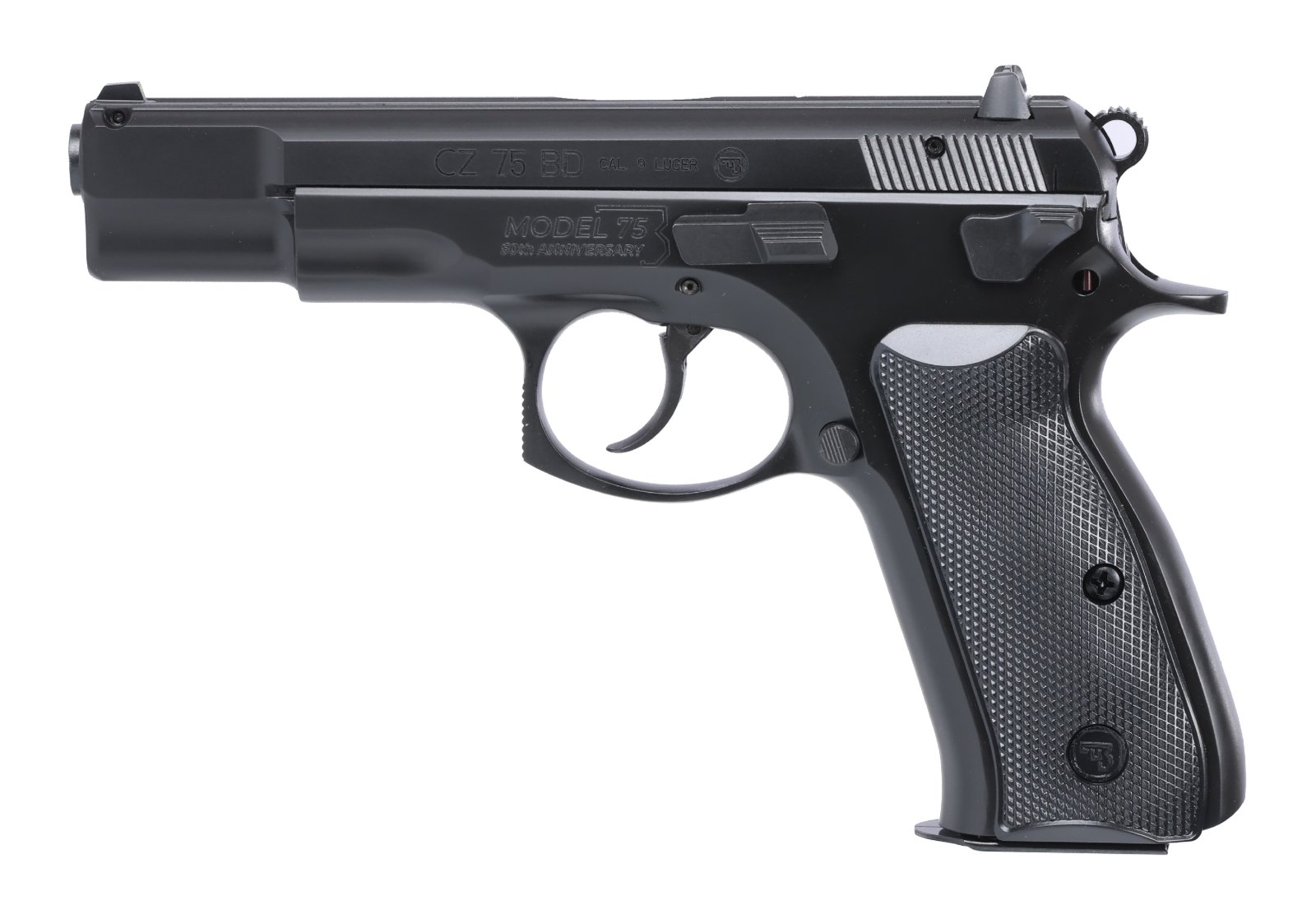 Buy CZ 75 BD 50th Anniversary Elite Pistol 9 mm 4.6 in. Black w/Decocker 16 rd. online