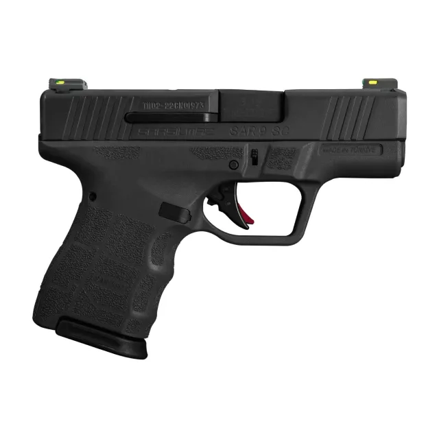SAR USA SAR9SCBL SAR9 SC Sub-Compact Frame 9mm Luger 12+1 3.30" Black... - SAR USA - 9mm