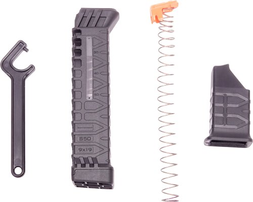 ATI MAGAZINE FOR GLOCK 17/19 9MM SCHMEISSER S50 50RD - GSM Outdoors - 9mm