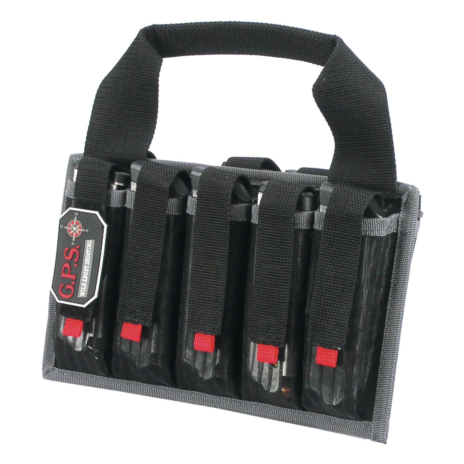 Buy GPS Pistol Magazine Tote Black Nylon Holds 10 Magazines online