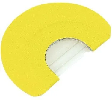 Primos 111 Cuttin Hen Turkey Call Triple Reed Half Moon Cut Yellow - Primos