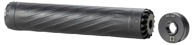 Anechoic X45LB Titanium Mini-Can 45/454 Casull/458Mag 5/8x24