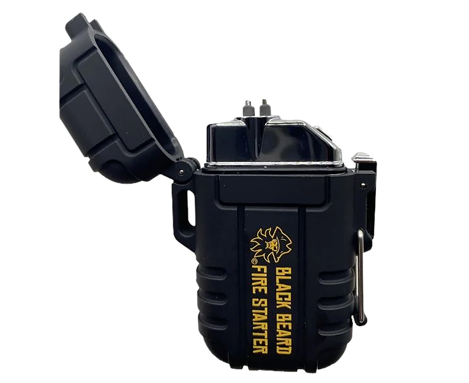 Black Beard Fire Starters Arc Lighter Dual Arc Plasma USB Rechargeable - BLACKBEARD