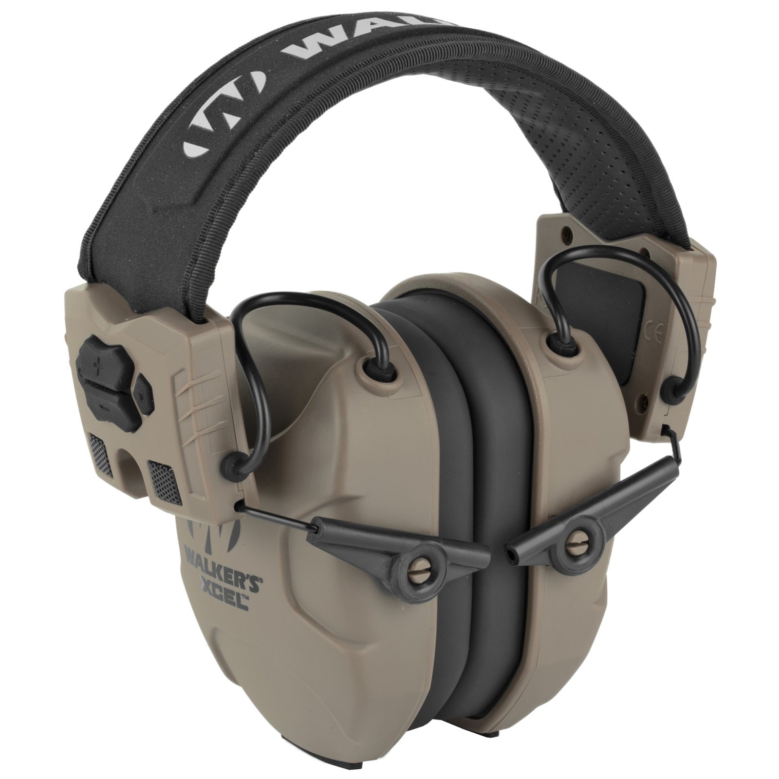 Walkers XCEL 100 Electronic Earmuff 26dB Voice Clarity Gray - Walker's