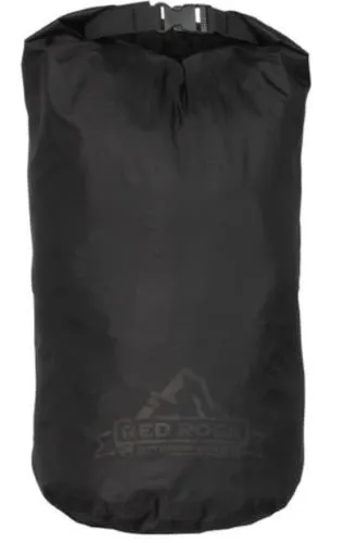 Red Rock Gear 80193BLK 13L Waterproof Roll Top Dry Bag