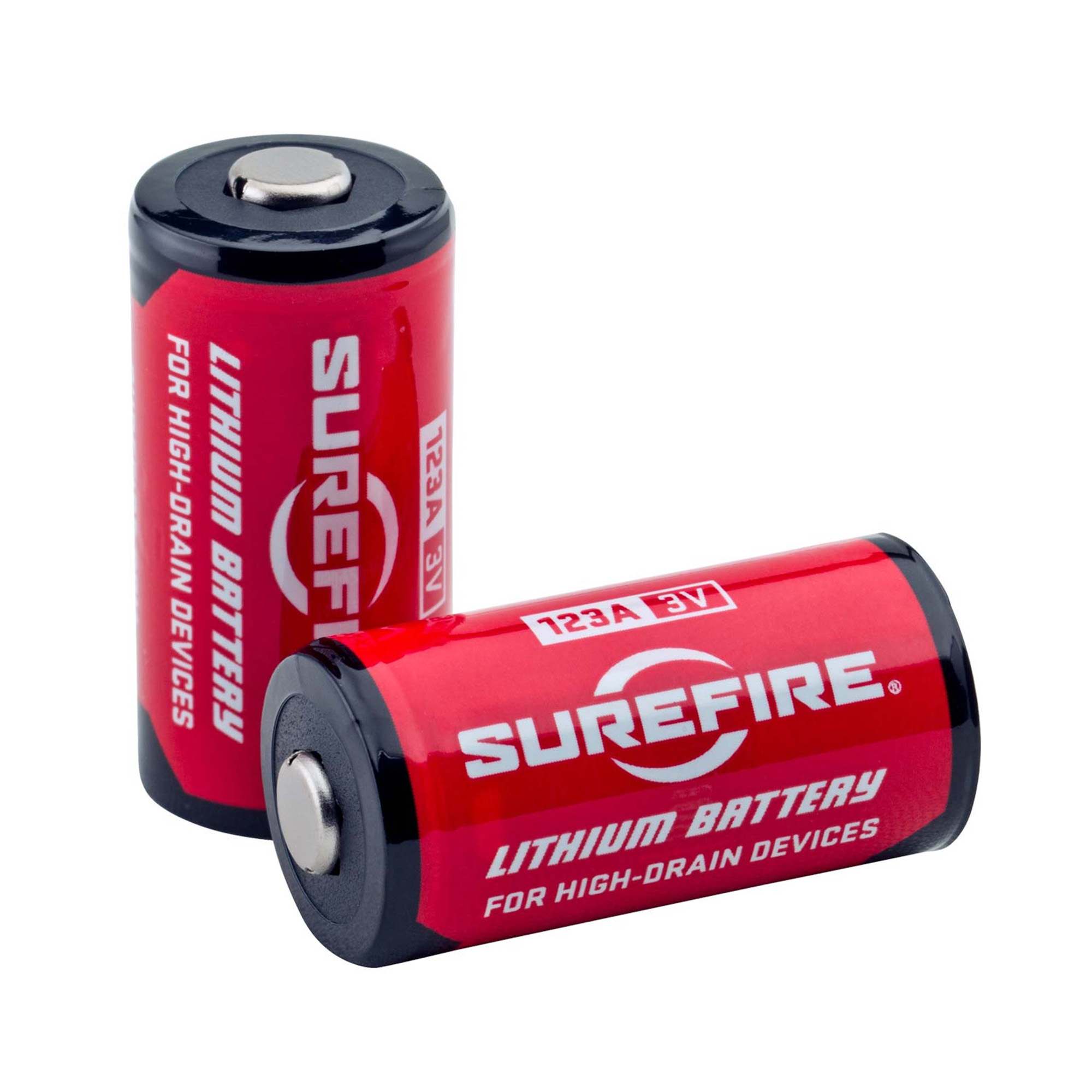 Buy SureFire SF2SWBULK 123A Batteries 3.0V 1550mAh 130-Pack Red/Black online