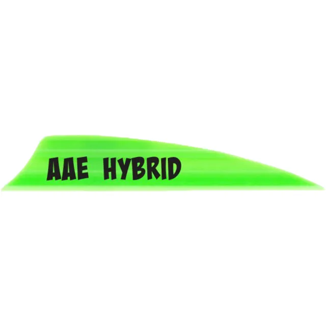 Buy AAE Hybrid 2.0 Shield Cut Vanes Bright Green 50 pk. online