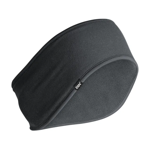 Zan Headgear SportFlex Low-Pile Fleece Ear Headband Black