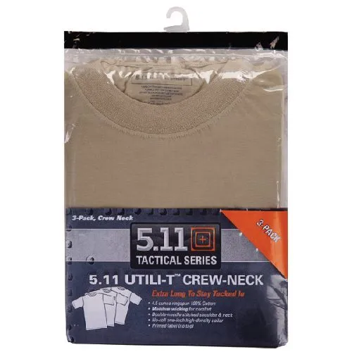 5.11 Tactical Utili-T Crew T-Shirt Men's Crewneck 3-Pack