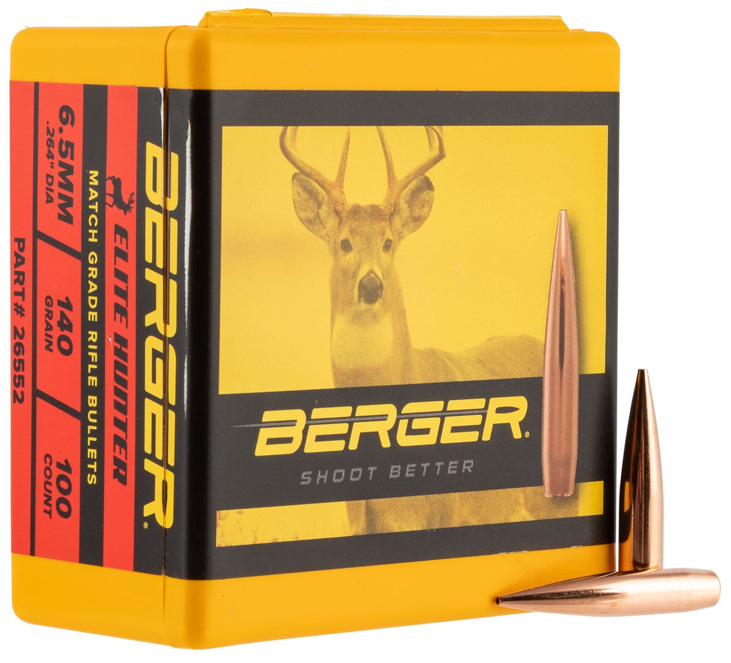 Berger Bullets Match Grade Elite Hunter 6.5mm 140 Gr 26552 - Berger Bullets - 6.5mm
