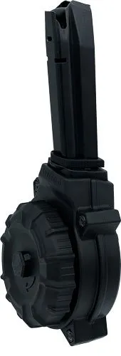 ProMag 50rd Black Polymer Drum Magazine for Springfield XDM 9mm (DRM-A67) - ProMag Industries - 9mm for sale at Bang-Bang Tactical