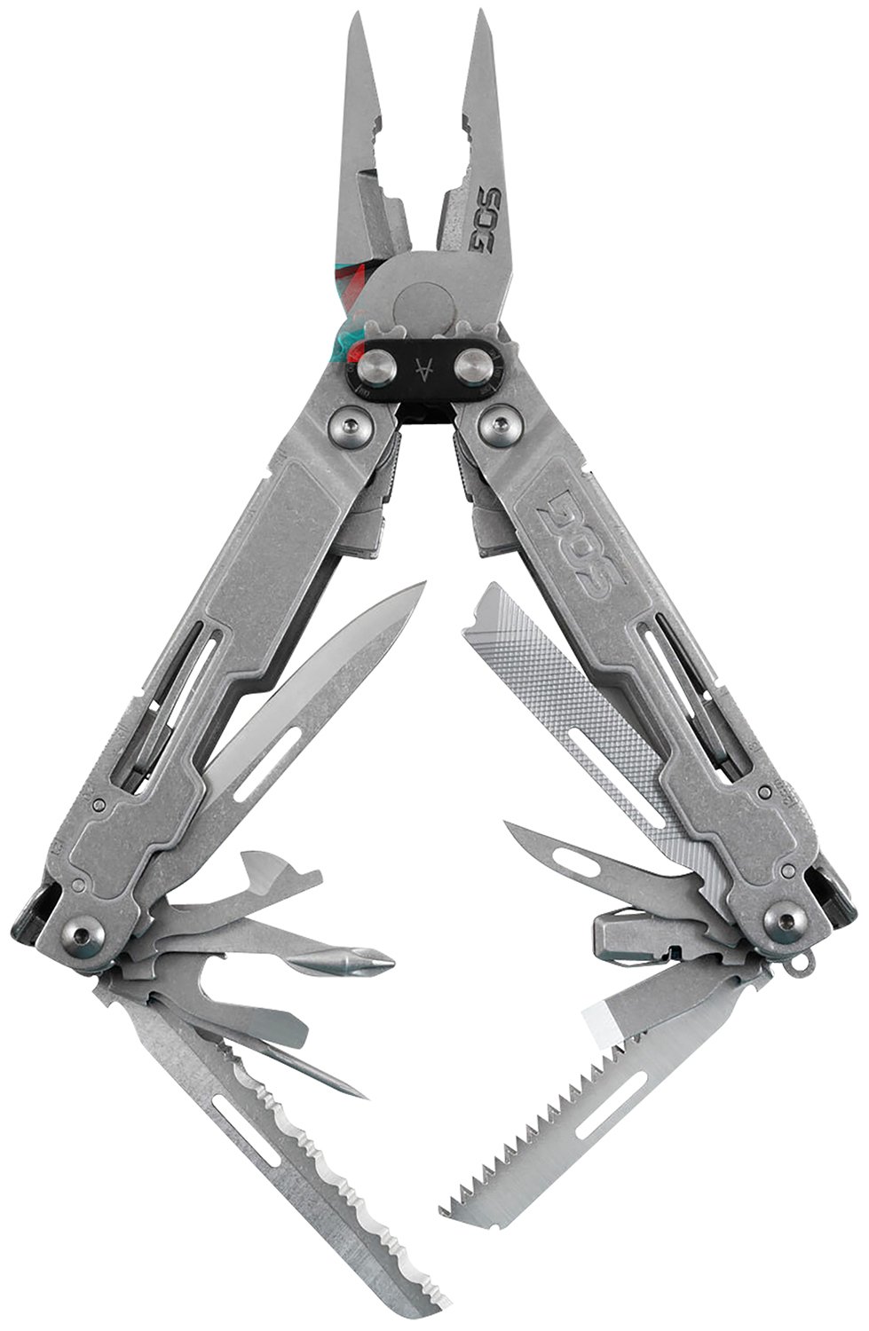 SOG SOGPA2001CP PowerAccess Deluxe 21-Tool Stone Washed Multi-Tool w/Sheath - GSM Outdoors