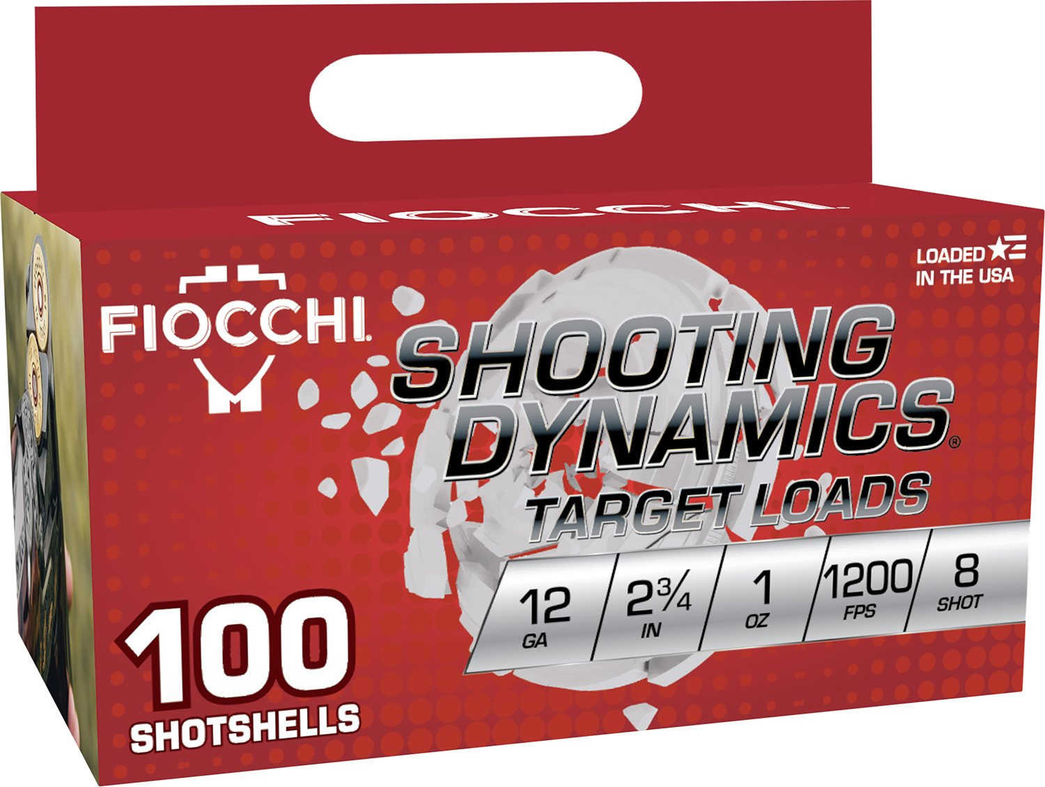 Fiocchi 12SDB18 Shooting Dynamics 12Gauge 2.75" 1oz 8Shot 100 Per Box/2 Case - Fiocchi - 12 Gauge